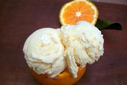 cách làm kem tươi vị cam